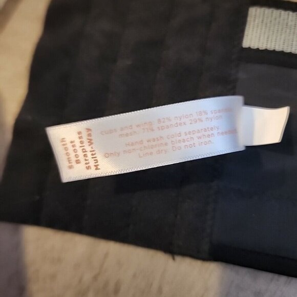 Cacique Bra  Boost Multiway Strapless 46C Black Underwire Padded NWT - Picture 5 of 6